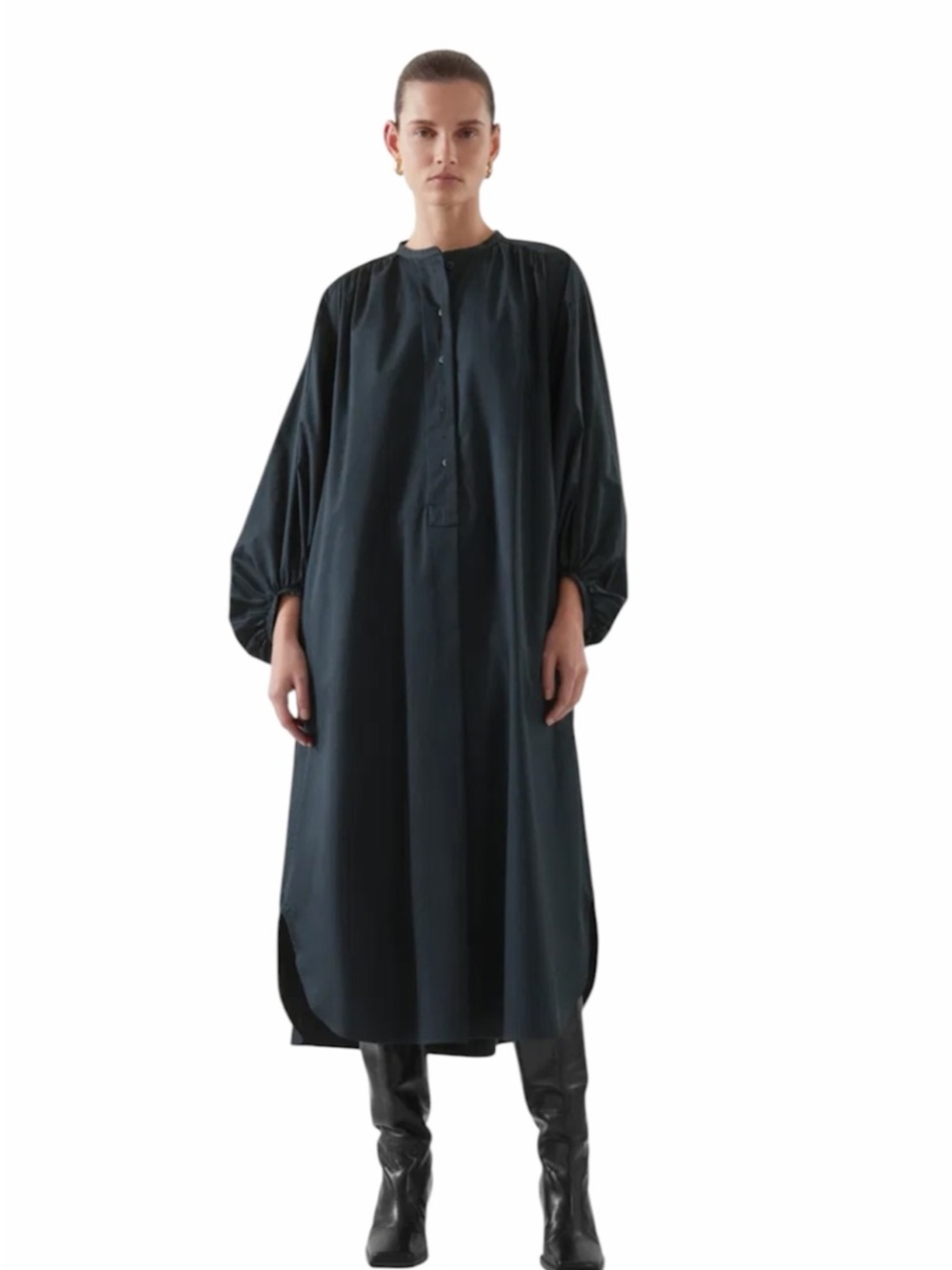 COS Voluminous Poplin Dress Size 14